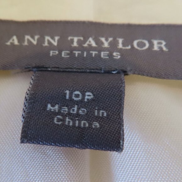 Ann Taylor Petites Light Yellow 3/4 sleeve cotton summer jacket, size 10 - Picture 2 of 14